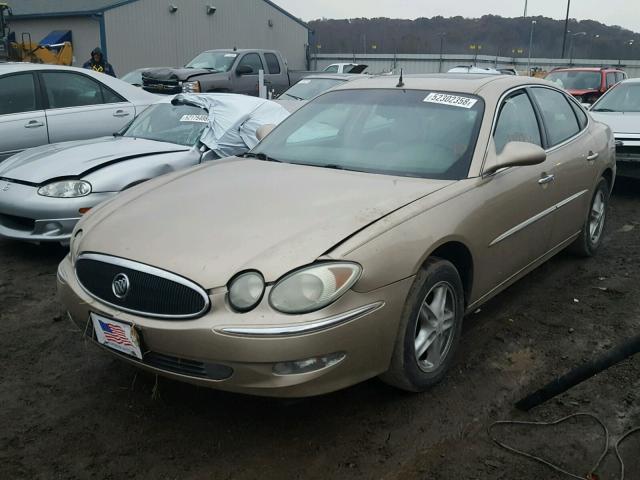 2G4WD532651351284 - 2005 BUICK LACROSSE C GOLD photo 2