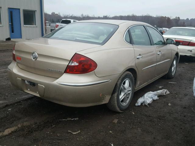 2G4WD532651351284 - 2005 BUICK LACROSSE C GOLD photo 4