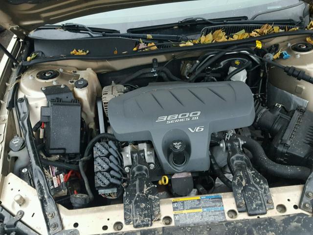 2G4WD532651351284 - 2005 BUICK LACROSSE C GOLD photo 7