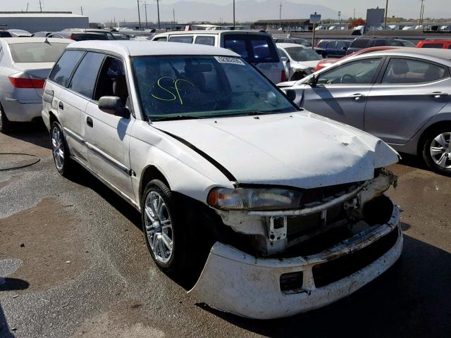 4S3BK4351T6932548 - 1996 SUBARU LEGACY L WHITE photo 1