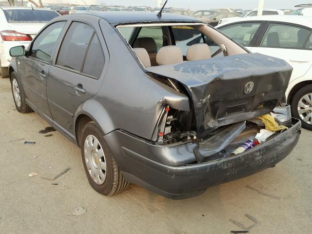 3VWRK69M03M052365 - 2003 VOLKSWAGEN JETTA GL GRAY photo 3