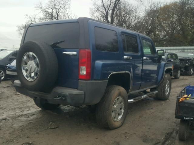 5GTDN136368316939 - 2006 HUMMER H3 BLUE photo 4