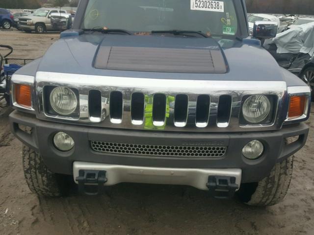 5GTDN136368316939 - 2006 HUMMER H3 BLUE photo 7