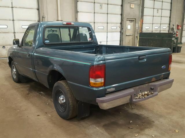 1FTCR10A7VPB23231 - 1997 FORD RANGER GREEN photo 3