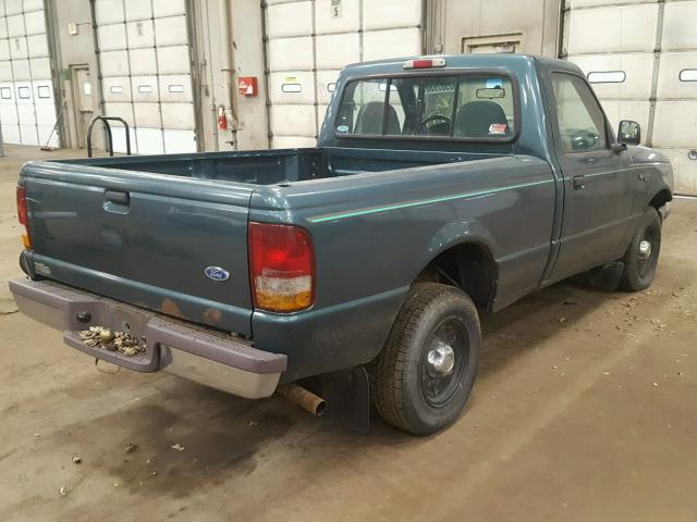 1FTCR10A7VPB23231 - 1997 FORD RANGER GREEN photo 4