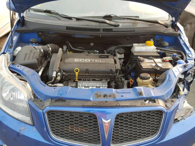 KL2TD66E49B648419 - 2009 PONTIAC G3 BLUE photo 7