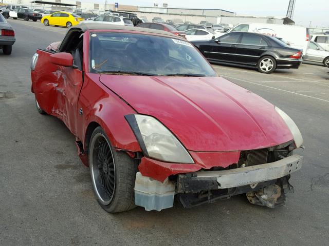 JN1AZ36A24T016302 - 2004 NISSAN 350Z ROADS RED photo 1