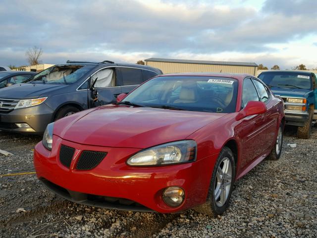2G2WR554061246900 - 2006 PONTIAC GRAND PRIX RED photo 2