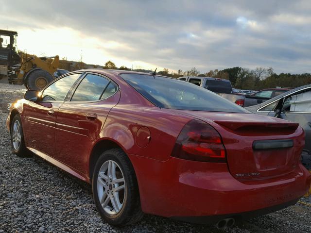 2G2WR554061246900 - 2006 PONTIAC GRAND PRIX RED photo 3