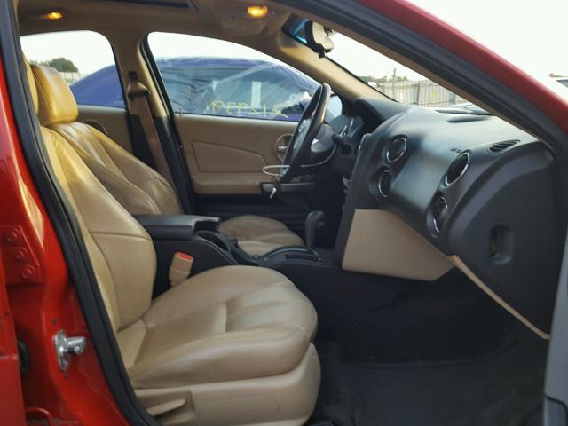 2G2WR554061246900 - 2006 PONTIAC GRAND PRIX RED photo 5