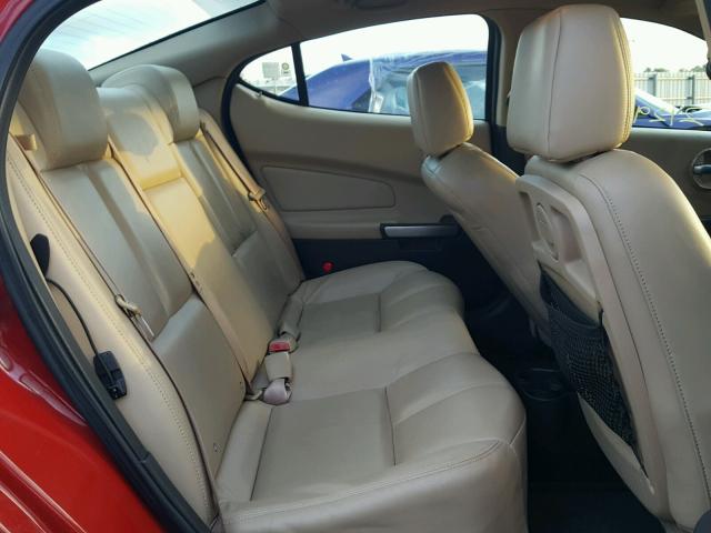 2G2WR554061246900 - 2006 PONTIAC GRAND PRIX RED photo 6
