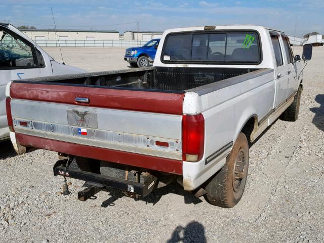 2FTJW35M3NCB14283 - 1992 FORD F350 WHITE photo 4