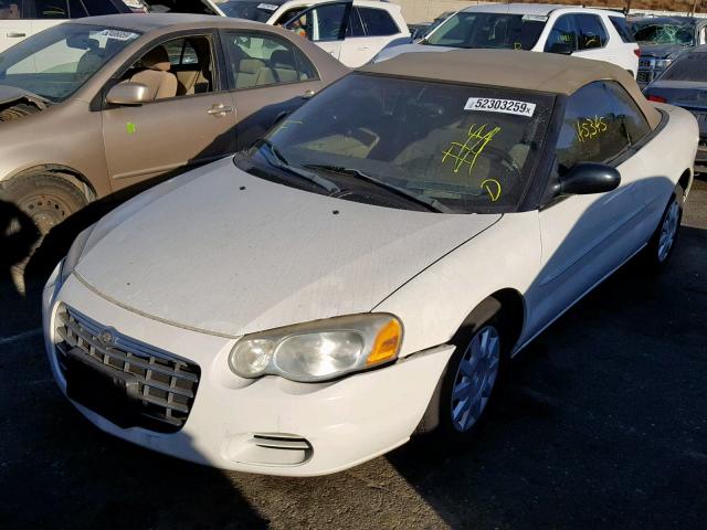 1C3EL45X04N344953 - 2004 CHRYSLER SEBRING LX WHITE photo 2