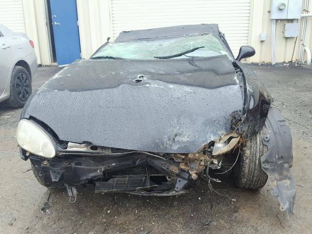 JM1NB353310203714 - 2001 MAZDA MX-5 MIATA BLACK photo 9