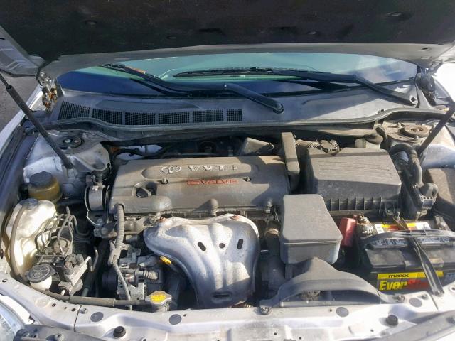 4T1BE46K19U356792 - 2009 TOYOTA CAMRY BASE SILVER photo 7