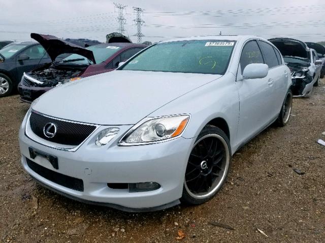 JTHBH96SX65012651 - 2006 LEXUS GS 300 WHITE photo 2