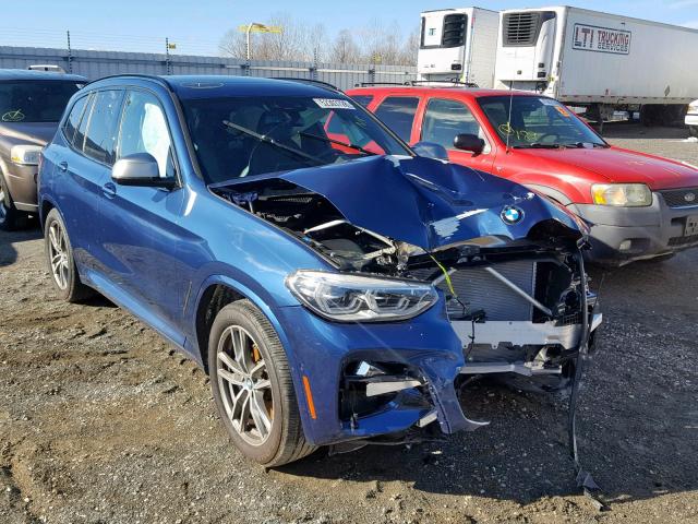 5UXTS3C50J0Y94470 - 2018 BMW X3 XDRIVE3 BLUE photo 1