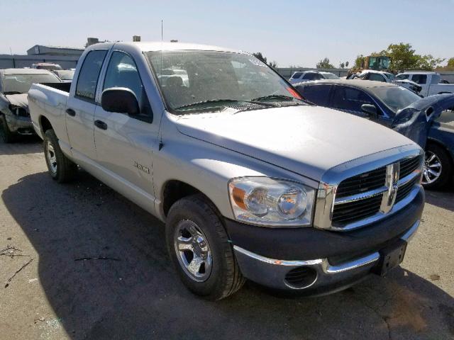 1D7HA18N48S577383 - 2008 DODGE RAM 1500 S SILVER photo 1