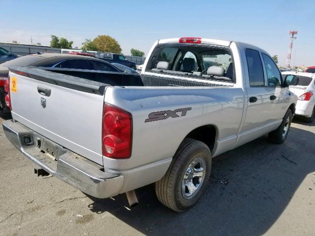 1D7HA18N48S577383 - 2008 DODGE RAM 1500 S SILVER photo 4