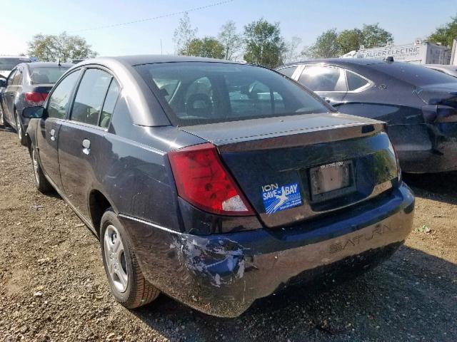 1G8AF52F33Z147277 - 2003 SATURN ION LEVEL BLACK photo 3