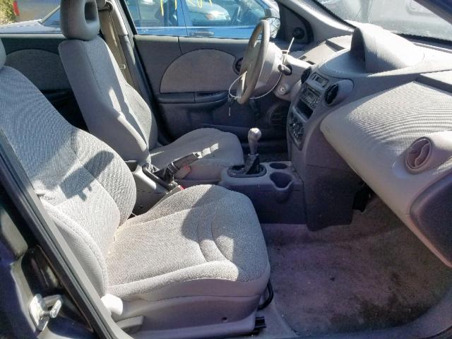 1G8AF52F33Z147277 - 2003 SATURN ION LEVEL BLACK photo 5