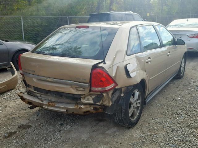 1G1ZT64854F183621 - 2004 CHEVROLET MALIBU MAX 金色 照片 4
