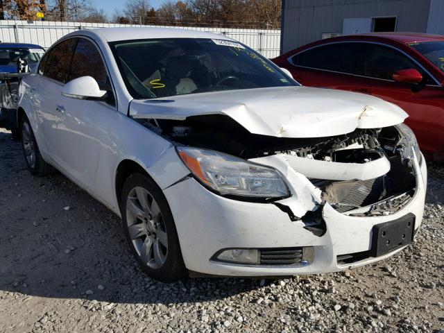 2G4GS5EK3C9188275 - 2012 BUICK REGAL PREM WHITE photo 1