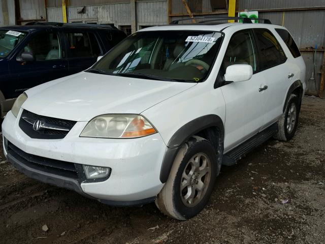 2HNYD18642H500709 - 2002 ACURA MDX TOURIN WHITE photo 2