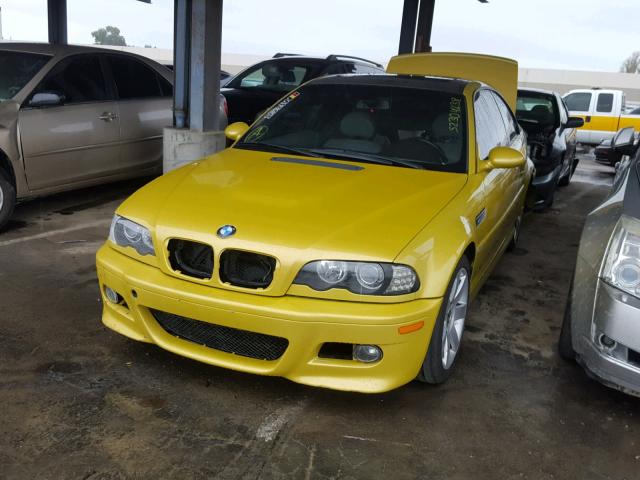 WBSBL934X4PN57264 - 2004 BMW M3 YELLOW photo 2