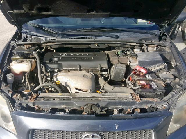 JTKDE177750038286 - 2005 TOYOTA SCION TC ნაცრისფერი ფოტო 7