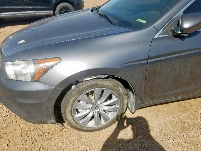 1HGCP2F8XBA107380 - 2011 HONDA ACCORD EXL GRAY photo 9