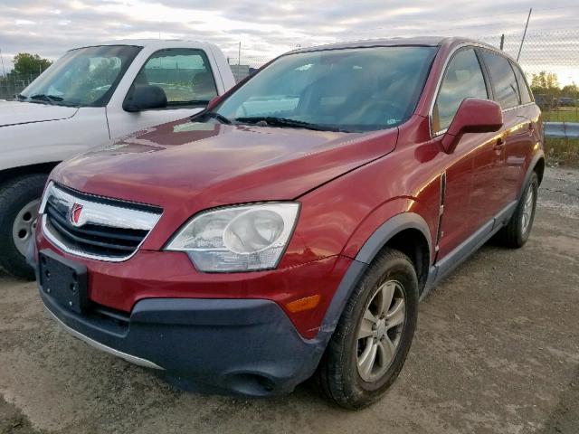 3GSCL33P28S575417 - 2008 SATURN VUE XE RED photo 2