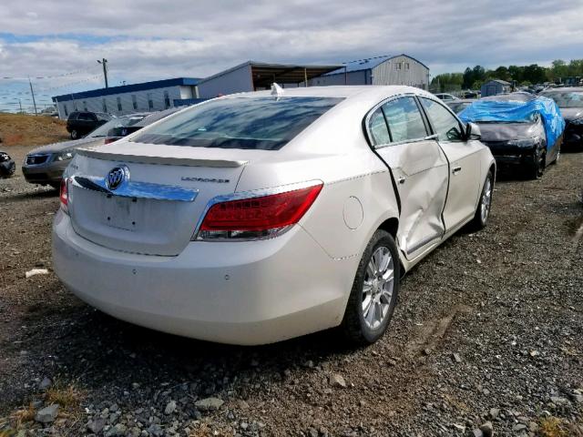 1G4GD5ER1CF347924 - 2012 BUICK LACROSSE P WHITE photo 4