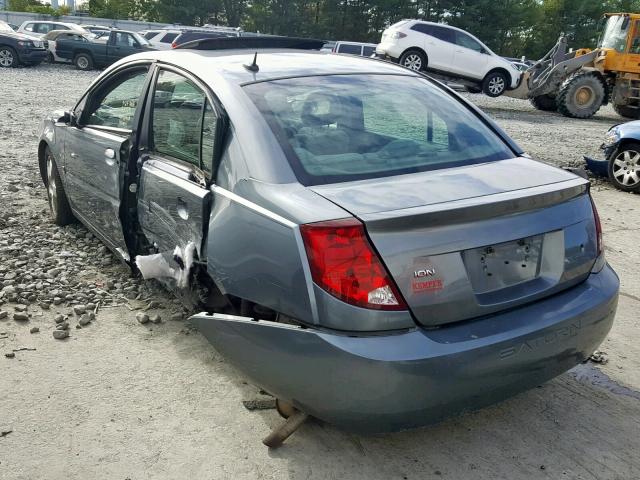1G8AL55F27Z185027 - 2007 SATURN ION LEVEL GRAY photo 3