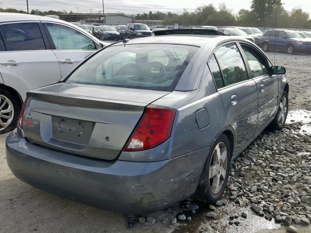 1G8AL55F27Z185027 - 2007 SATURN ION LEVEL GRAY photo 4
