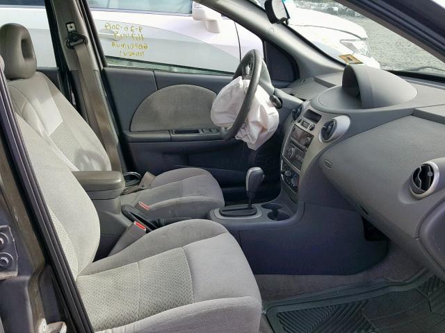 1G8AL55F27Z185027 - 2007 SATURN ION LEVEL GRAY photo 5