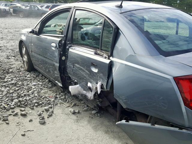 1G8AL55F27Z185027 - 2007 SATURN ION LEVEL GRAY photo 9