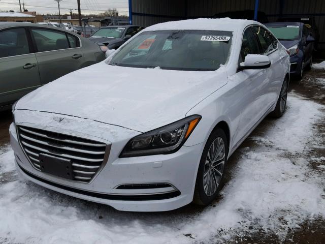 KMHGN4JE6GU140232 - 2016 HYUNDAI GENESIS 3. WHITE photo 2