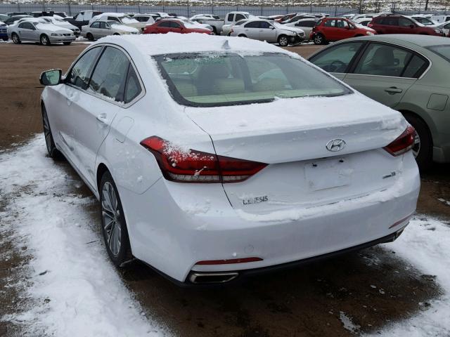 KMHGN4JE6GU140232 - 2016 HYUNDAI GENESIS 3. WHITE photo 3