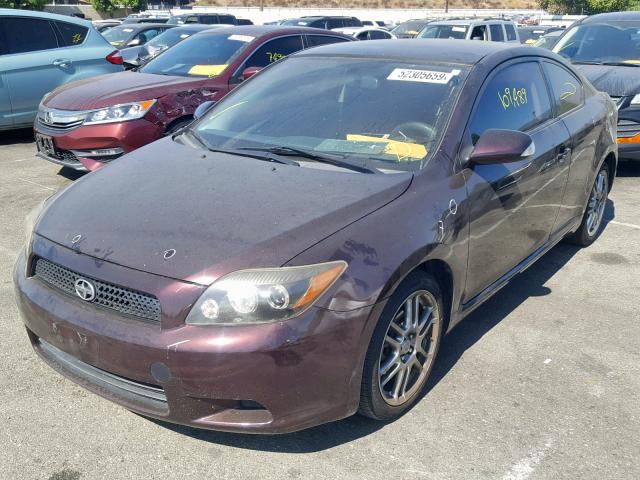 JTKDE3B71A0309968 - 2010 SCION TC BURGUNDY photo 2