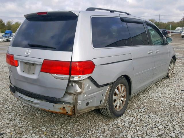 5FNRL3H64AB068703 - 2010 HONDA ODYSSEY EX GRAY photo 4