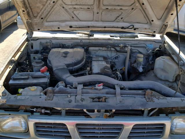 1N6SD16S1VC420123 - 1997 NISSAN TRUCK KING GRAY photo 7