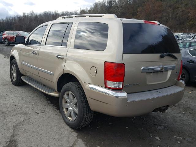 1A8HW58N28F122598 - 2008 CHRYSLER ASPEN LIMI BEIGE photo 3