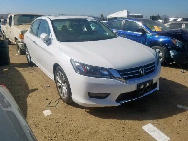 1HGCR2F88FA115932 - 2015 HONDA ACCORD EXL WHITE photo 1