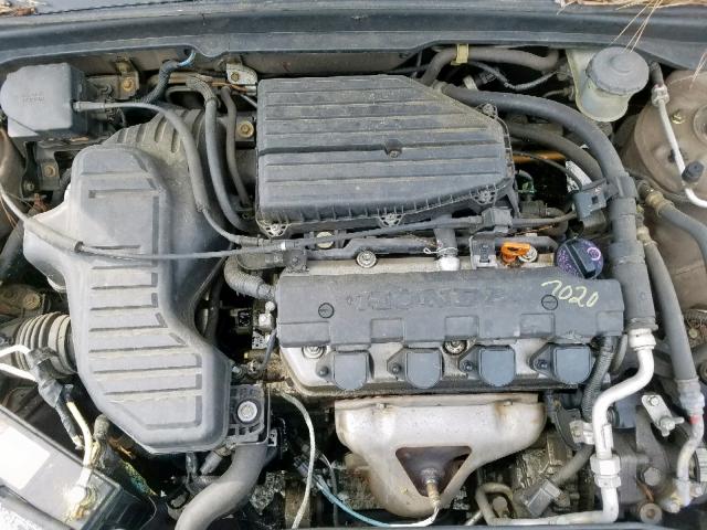 2HGES16592H546711 - 2002 HONDA CIVIC LX TAN photo 7