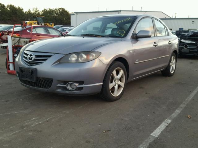 JM1BK323841213886 - 2004 MAZDA 3 S GRAY photo 2