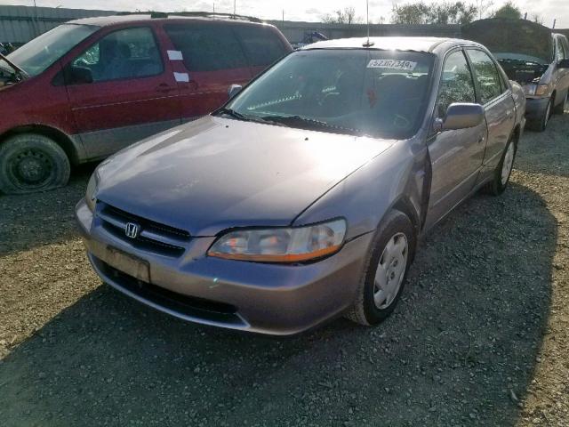 1HGCG1642YA065481 - 2000 HONDA ACCORD LX GRAY photo 2