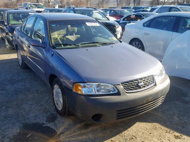 3N1CB51D2YL345523 - 2000 NISSAN SENTRA BAS BLUE photo 1