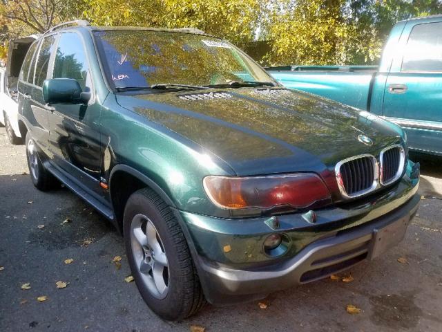 WBAFA53541LM79953 - 2001 BMW X5 3.0I GREEN photo 1