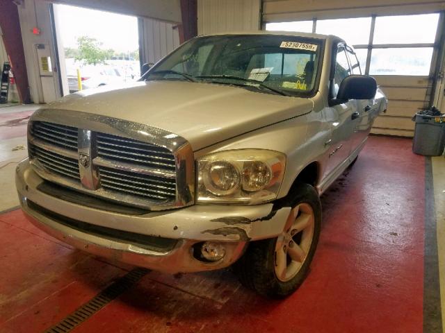 1D7HU18207J505324 - 2007 DODGE RAM 1500 S SILVER photo 2